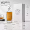 Custom square whiskey decanter bottle for bars gifts and retailers