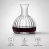 Wholesale ribbed wine decanter for restaurants hotels retailers and distributors