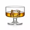 180ml mini coupe cocktail glass with wide bowl and compact short stem