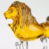 Animal shaped liquor decanter with distinctive standing lion design