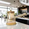 Transparent Glass Coffee Server with Long Spout for Home Coffee Brewing