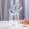 Creative heart glass cup for tea milk gifts and modern drinkware collections