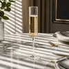 245mm tall narrow champagne glass with 46mm diameter
