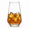 505ml tapered highball drinking glass with heavy clear base