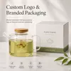 Jiateng heat resistant glass tea pot with removable infuser for daily tea service
