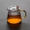Heat Resistant Glass Tea Maker with Stainless Steel Infuser for Home Use