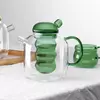 Modern Glass Teapot for Herbal Tea Fruit Tea and Daily Tea Preparation