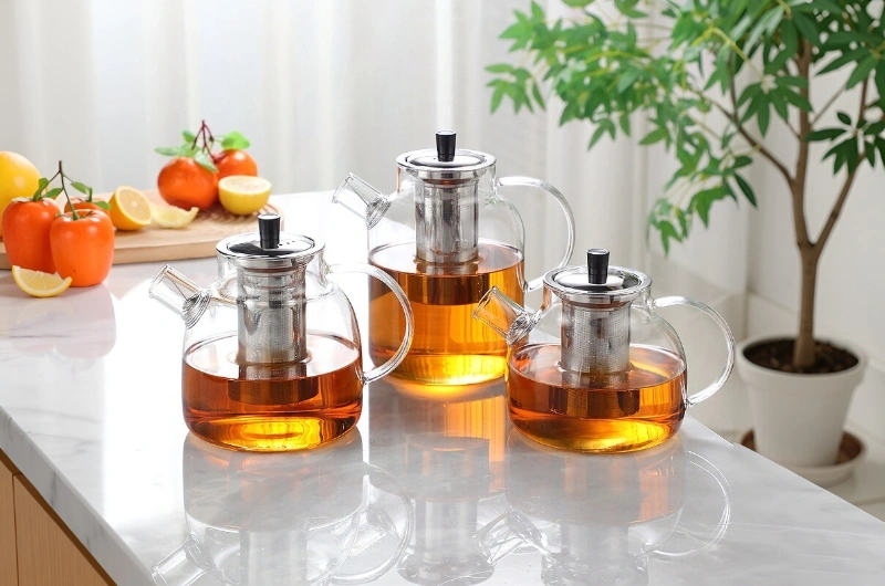 Glass Teapot with Stainless Steel Infuser: The Perfect Tea Pot for Modern Tea Brewing