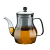 Stylish dark glass teapot with lid and drip-free spout for home tea rituals