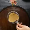 Heat-resistant borosilicate glass tea cup with unique heart design