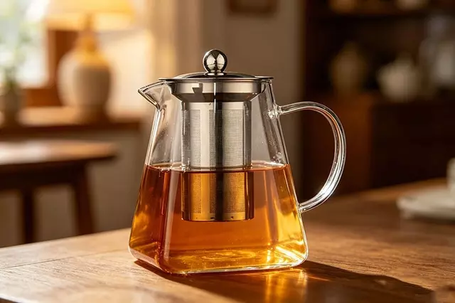 glass tea pot