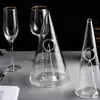 Elegant borosilicate glass whiskey decanter for luxury home bar decoration