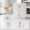 11.2 oz coupe cocktail glass with 183mm height and stemmed design
