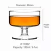 6.1 oz coupe glass with 88mm diameter for cocktail and beverage serving