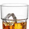 330ml clear whiskey tumbler measuring 87.5mm diameter and 92.5mm height