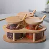 Elegant kitchen condiment storage jars for spices, herbs, sugar, salt, and seasonings
