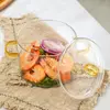 Elegant Glass Casserole Pot with Double Handles for Cooking and Serving