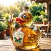 Luxury duck glass decanter for home bars, restaurants, and collectible drinkware