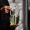 Jiateng premium borosilicate glass teapot for herbal tea and flowering tea