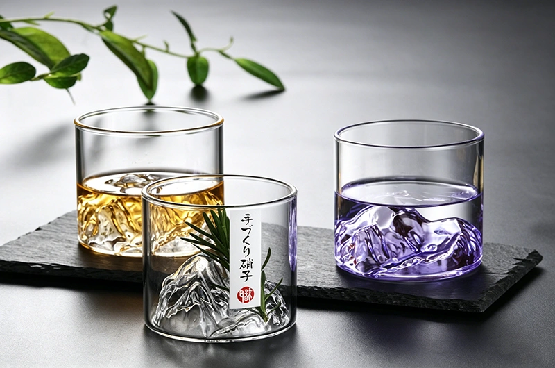 Japanese Mountain Whiskey Glass: Elevate Your Drinking Experience with Artistic Glassware