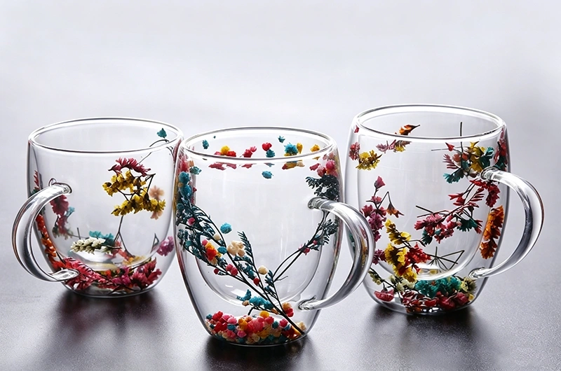 Why Floral Double Wall Glass Mugs Are Popular for Gifts, Cafés, and Custom Drinkware Projects