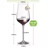Premium red wine glass gift set with elegant packaging, ideal for weddings, anniversaries, and corporate gifts.