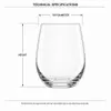 Rounded whiskey drinking glass with substantial clear glass base