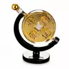 1000ml globe whiskey decanter with black wooden display stand model JT-D358