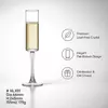 Modern slim sparkling wine flute for celebrations weddings and hospitality