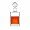 Basketball whiskey decanter with basketball shaped glass stopper for spirits serving