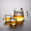 Premium Glass Tea Brewing Pot for Kitchen Cafe and Restaurant Service