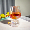 Jiateng double-base cocktail glass, perfect for serving whiskey, cocktails, or mixed drinks, stylish and modern for home or bar