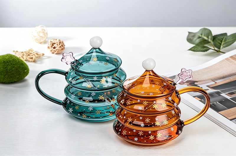 Christmas Double Wall Glass Mug: The Perfect Holiday Glassware for Festive Drinks and Seasonal Gifts