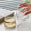 Jiateng high-quality glass cup with mountain-shaped bottom, perfect for enjoying spirits, beer, or cocktails at home or restaurants