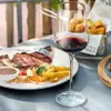 Modern crystal wine glass set suitable for home dining, wine tasting events, restaurants, and special occasions.