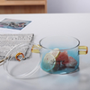 Jiateng clear glass cooking pot with lid, durable and stylish, great for housewarming, holidays, or cooking enthusiasts
