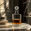 Premium spirits glass decanter suitable for home bars and hospitality use
