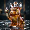 Artistic French bulldog whiskey decanter for bars, hotels, gift collections, and premium drink presentation