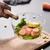Clear Glass Frying Pan for Healthy Cooking and Daily Kitchen Use