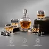 Wholesale rounded whiskey decanter set for importers distributors and hospitality buyers