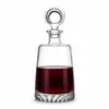 258mm clear glass red wine decanter with decorative round stopper