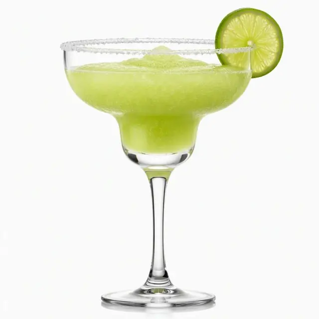 455ml large margarita glass with wide bowl and elegant stem for cocktail serving