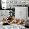 Wholesale decorative whiskey decanter set for importers distributors retailers and hospitality buyers