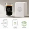 350ml curved inner double wall coffee glass for cafes restaurants hotels and wholesale drinkware buyers