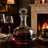 Wholesale round base red wine decanter for retailers hospitality and giftware buyers