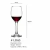 Clear Stemmed Wine Glass