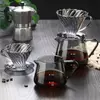 Modern Glass Pour Over Coffee Set for Home and Café Brewing