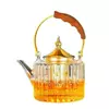 Heat Resistant Glass Teapot with Elegant Handle for Loose Leaf Tea