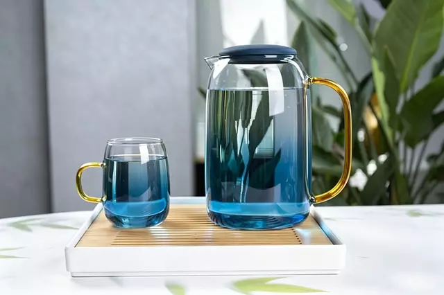 Glass Water Bottle