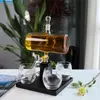 Stylish glass cocktail dispenser set for parties home décor and entertaining guests